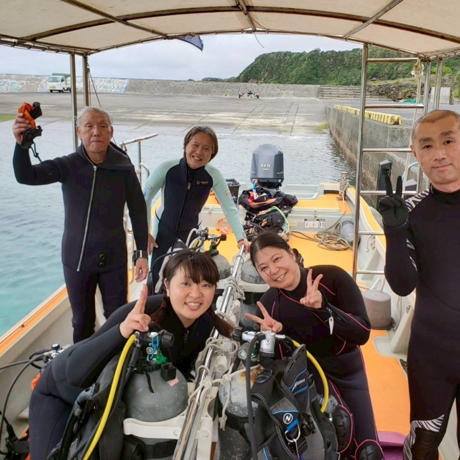 ベテランさんも、久しぶりの方も。SCUBA PRO SHOPが、海への扉を開きます。